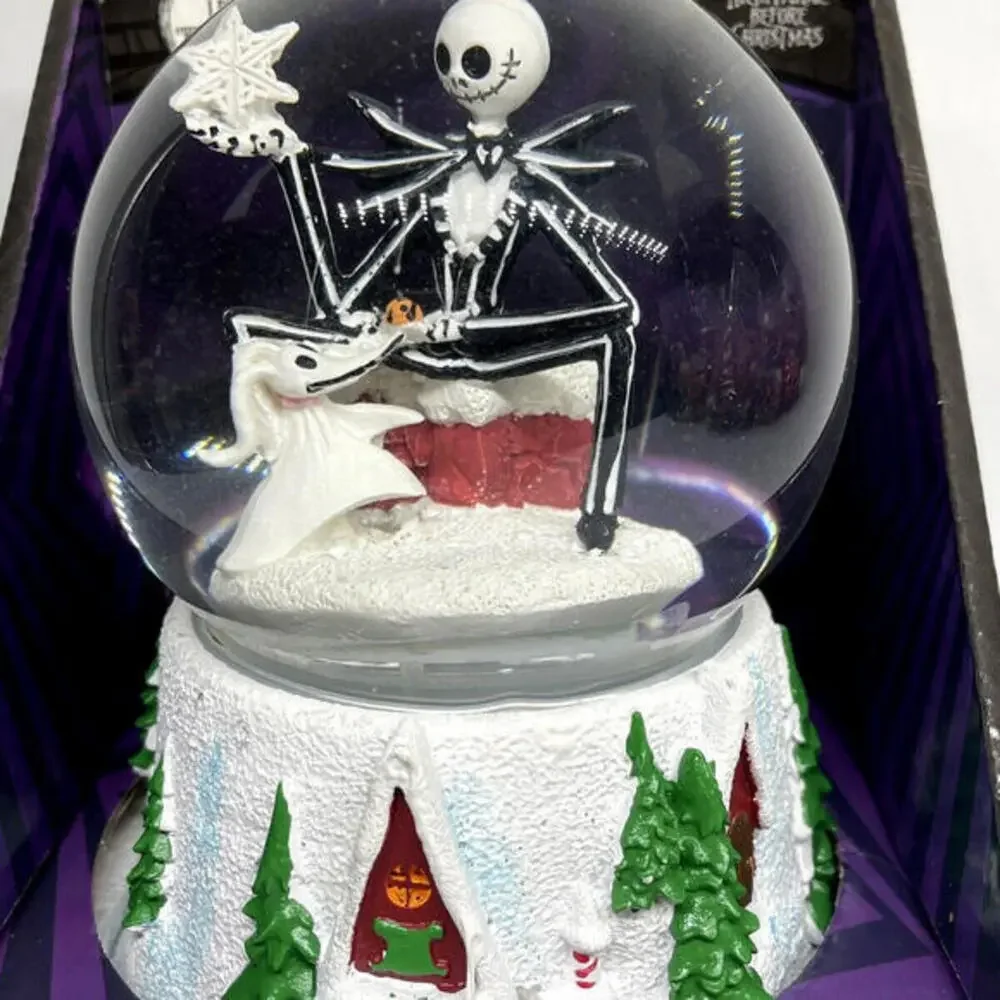 Disney Nightmare Before Christmas Jack Zero Musical Snow Globe 6